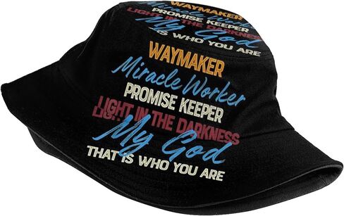 Jesus Bucket Hat Fashion Sun Hat Unisex Beach Hat Fisherman Hat Outdoor Christian Hat in Kuwait