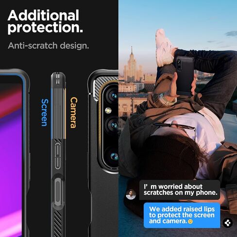 Spigen Rugged Armor Designed for Xperia 1 V Case (2023) - Matte Black in Saudi Arabia