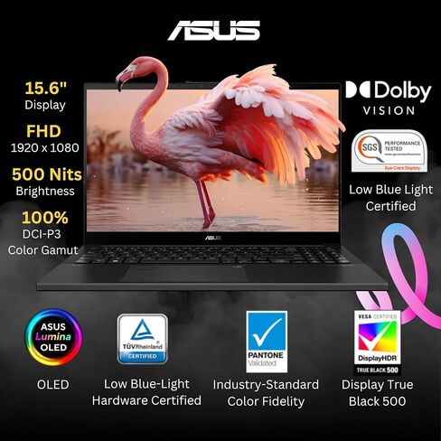 ASUS 2024 Vivobook 15 AI Laptop, 15.6" OLED Displa, Core Ultra 7 155H (>i7-13700H), NVIDIA GeForce RTX 3050, Copilot PC, Backlit Keyboard, Dolby Atmos, Windows 11 Home, Grey(24GB DDR5 RAM | 1TB SSD) in Saudi Arabia