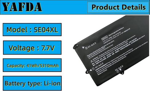SE04XL جديد بطارية كمبيوتر محمول بديل HP Pro X2 612 G2 كمبيوتر محمول 860708-855 860724-2B1 860724-2C1 HSTNN-DB7Q in Saudi Arabia