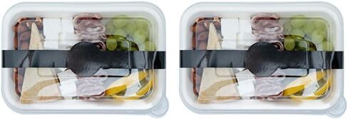 Restaurantware RW Base 12 x 1.5 Inch Packaging Bands 100 Self-Adhering Belly Bands - Disposable Strong Black Paper Label Stickers For Packaging Supplies Keeps Take Out Containers Sealed in Saudi Arabia