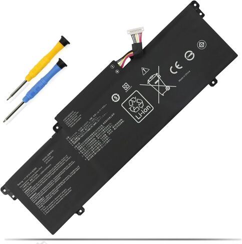 استبدال بطارية الكمبيوتر المحمول MULS C31N1914 لجهاز Asus ZenBook 13 UX425UG ZenBook 14 Ultralight UX435EAL ZenBook 14 UX435EA UX435EG UM425QA E410MA UX435EAL-1WIPS511 Series 0B200-03730100 63Wh 11.61V in Saudi Arabia