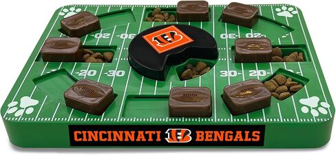 Pets First NFL Cincinnati Bengals Puzzle Toy, Puzzle Treat Dog Toy, Interactive Dog Treat Toy, Dog Puzzle in Saudi Arabia