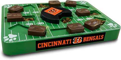 Pets First NFL Cincinnati Bengals Puzzle Toy, Puzzle Treat Dog Toy, Interactive Dog Treat Toy, Dog Puzzle in Saudi Arabia