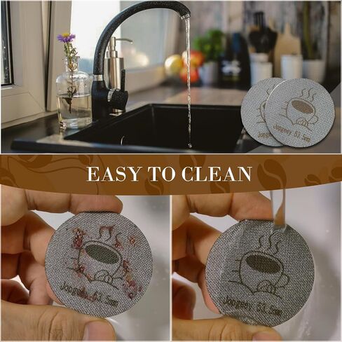 2 Packs 53.5mm Espresso Puck Screen with Stand, Reusable Coffee Filters Compatible with Breville Barista 54mm Portafilter Basket, 1.7mm Thickness 150μm 316 Stainless Steel Espresso Machine Accessories in Saudi Arabia