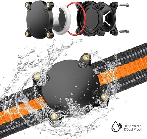 Adjustable Reflective Nylon Dog Collar with Quick Release Buckle and 2 Loops for Medium Large Dogs（Red M） in Kuwait