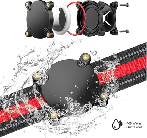 Adjustable Reflective Nylon Dog Collar with Quick Release Buckle and 2 Loops for Medium Large Dogs（Red M） in Saudi Arabia