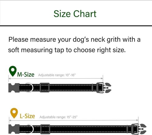 Adjustable Reflective Nylon Dog Collar with Quick Release Buckle and 2 Loops for Medium Large Dogs（Red M） in Saudi Arabia