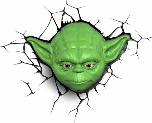 3D Light FX Star Wars Yoda Face 3D Deco LED Wall Light in Saudi Arabia