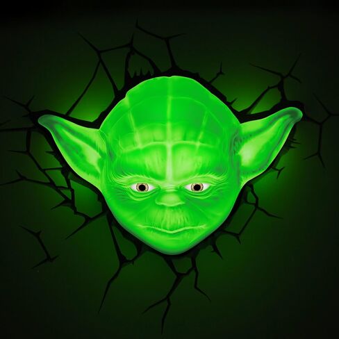 3D Light FX Star Wars Yoda Face 3D Deco LED Wall Light in Saudi Arabia