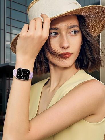 3 Packs Floral Engraved Bands Compatible with Apple Watch Band 40mm 38mm 41mm 42mm 44mm 45mm 49mm Women, Cute Two-Tone Flower Soft Silicone Sport Strap for iWatch Series SE 9 8 7 6 5 4 3 2 1 Ultra in Saudi Arabia