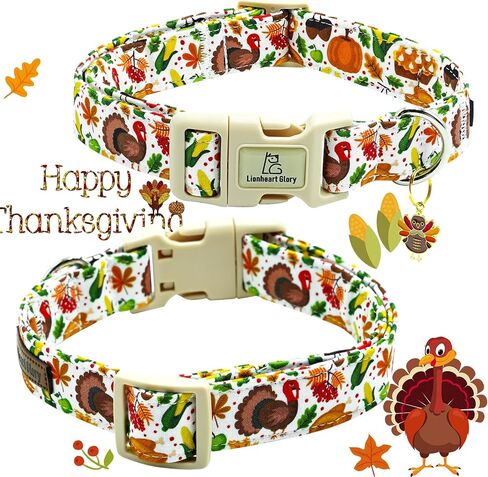 Lionheart glory Easter Dog Collar Colorful Collar for Medium Dog Collars Easter Egg Print Dog Collars Spring Female or Male Pet Gift Adjustable Heavy-Duty Holiday Dog Collar Plastic Buckle in Kuwait