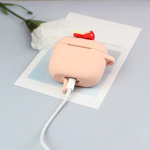 حافظة Wonhibo for Airpods 3 للنساء والفتيات، غطاء Kawaii لطيف لجهاز Airpod 3rd Gen 2021 مع سلسلة مفاتيح (حليب بوبا) in Kuwait
