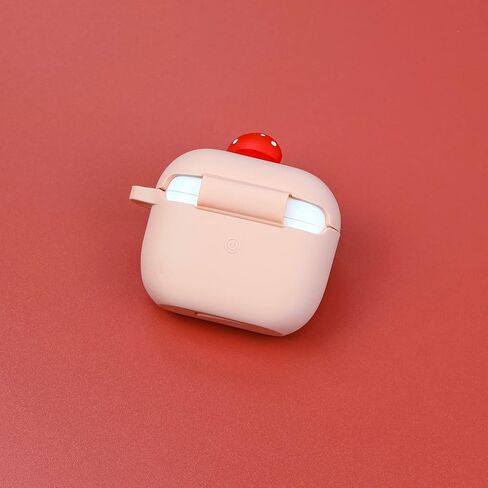حافظة Wonhibo for Airpods 3 للنساء والفتيات، غطاء Kawaii لطيف لجهاز Airpod 3rd Gen 2021 مع سلسلة مفاتيح (حليب بوبا) in Kuwait