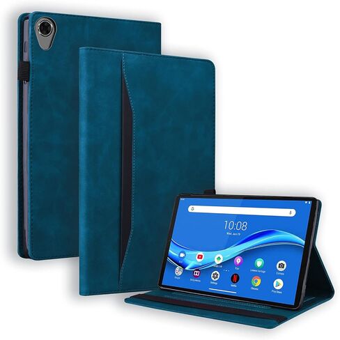 Lenovo Tab M8 / Tab M8 HD LTE / Smart Tab M8 / Tab M8 FHD Case 8.0 Inch Folio Stand Shell Cover Leather Card Holder Lenovo M8 TB-8505F TB-8505X TB-8505FS TB-8705F TB-8705N,Peacock Blue in Kuwait