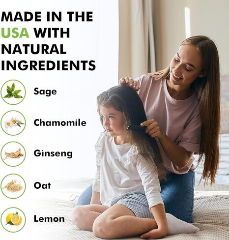 Head Hunters Pro Kit - Wipeout Natural Lice Treatment Extra Strength Family Head Lice Shampoo & Lice Comb - Kills Lice, Super Lice, and Nits - Non-Toxic Head Lice Treatment for Adults & Children, 12oz in Saudi Arabia