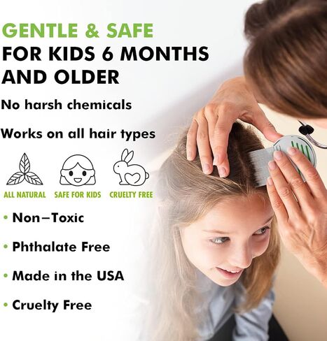 Head Hunters Pro Kit - Wipeout Natural Lice Treatment Extra Strength Family Head Lice Shampoo & Lice Comb - Kills Lice, Super Lice, and Nits - Non-Toxic Head Lice Treatment for Adults & Children, 12oz in Saudi Arabia