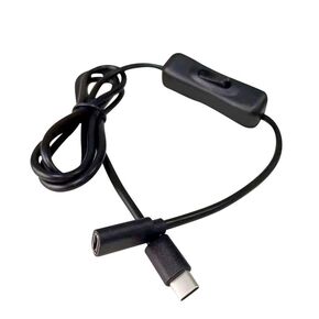 Black USB C Extension Cable with On/Off Switch Perfect for Charging and Data Transfer On Any Type C Device Type C Male to Female Cable Home Audio Accessories
