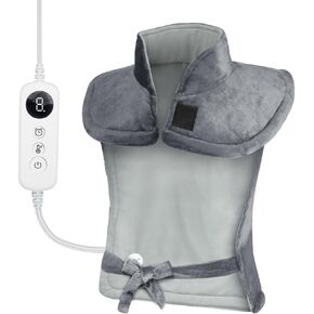 Large Heating Pad for Neck Pain Relief Electric Heating pad for Back Cramps, 6 Heat Settings Timers Auto Off Birthday Present for Women ETl Certified Large