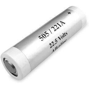 A221 505A Alkaline 22.5V Battery NEDA 221, 15F15, 15LR54, 221, 221A, 333, 505, 505A, 505E, 75, A221, A221/505A, A505, B, B155, BA333U, BL-MV15, BLR155, DRY1715, Y15, Kodak BROWNIE FLASHHOLDER 4