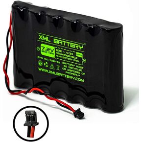 (1 Pack 6PH-H-4/3A3600-S-D22 7.2v 3600mAh Ni-MH DSC IMPASSA 9057 SCW-9057 SCW-9055 Battery Wireless Security System