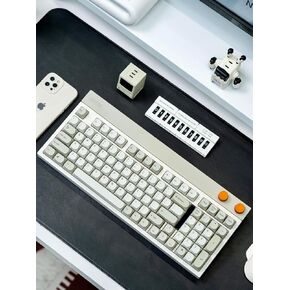 IDOBAO Retro MA Keycaps for MAC Keyboard/PBT DYE SUB Keycap/Original Design for Mechanical Keyboard Cherry MX Switches/ 131 Key Match 65 75 80 Layout for Simplism Key Caps