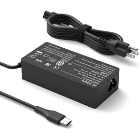 100W USB C Laptop Charger for Lenovo, ThinkPad, HP,Dell,Asus, Acer, MacBook, MSI, Chromebook Computer Charger 90W 65W 45W Type C Power Cord Adapter PD3.0