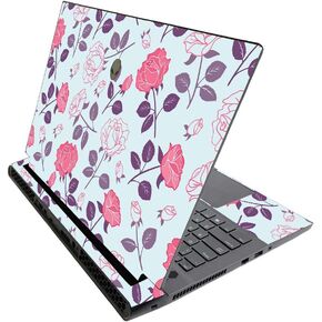 MightySkins Skin for Alienware M17 R3 (2020) & M17 R4 (2021) - Paper Flowers | Protective Viny wrap | Easy to Apply and Change Style | Made in The USA