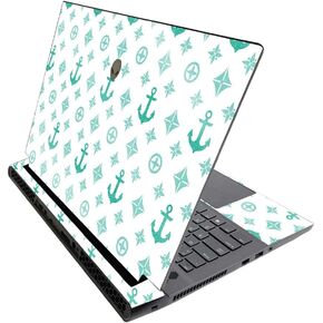 MightySkins Glossy Glitter Skin for Alienware M17 R3 (2020) & M17 R4 (2021) - Teal Designer | Durable High-Gloss Glitter Finish | Easy to Apply and Change Style | Made in The USA