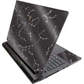 MightySkins Glossy Glitter Skin for Alienware M17 R3 (2020) & M17 R4 (2021) - Constellations | Durable High-Gloss Glitter Finish | Easy to Apply and Change Style | Made in The USA