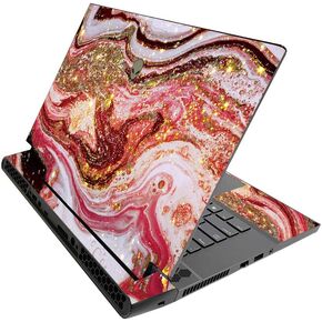 MightySkins Skin for Alienware M15 R3 (2020) & M15 R4 (2021) - Dark Rose Gem | Protective Viny wrap | Easy to Apply and Change Style | Made in The USA