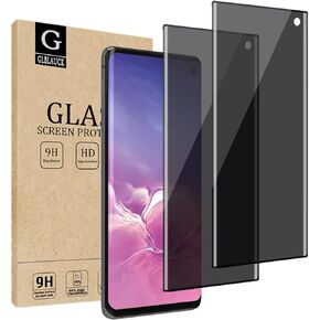 [2 Pack] Privacy Screen Protector for Samsung Galaxy S10, Anti-Spy 3D Curve Edge 9H Hardness Tempered Glass Screen Protectors for Samsung Galaxy S10 6.1 inch