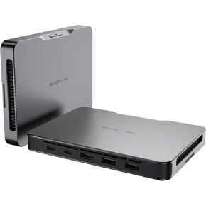 Khadas Mind 2 Mini PC - Core Ultra 7 155H (16 Cores, 22 Threads, up to 4.8GHz) - 64GB LPDDR5X+2TB SSD Portable Desktop PC with HD Graphics and AI Creation | BT 5.3 | 4K/8K UHD | Windows 11 Home