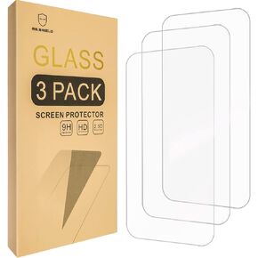 Mr.Shield [3-Pack] Screen Protector for iPhone 14 Pro Max 6.7 Inch [Tempered Glass] [Japan Glass with 9H Hardness] Screen Protector with Lifetime Replacement