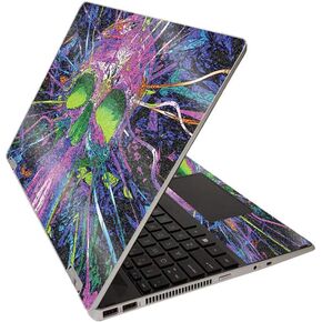 MightySkins Glossy Glitter Skin for HP Pavilion x360 15" (2020) - Mixtape | Protective, Durable High-Gloss Glitter Finish | Easy to Apply, Remove, and Change Styles | Made in The USA