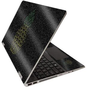 MightySkins Glossy Glitter Skin for HP Pavilion x360 15" (2020) - Cat Pineapple | Protective, Durable High-Gloss Glitter Finish | Easy to Apply, Remove, and Change Styles | Made in The USA