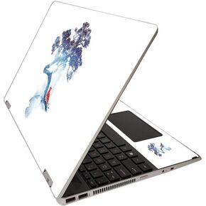 MightySkins Glossy Glitter Skin for HP Pavilion x360 15" (2020) - Turtly Cool | Protective, Durable High-Gloss Glitter Finish | Easy to Apply, Remove, and Change Styles | Made in The USA
