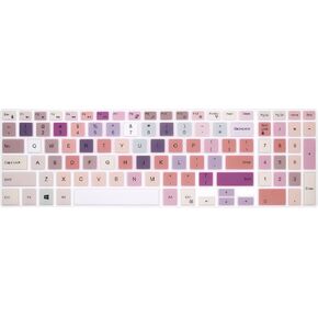 Silicone Keyboard Cover for Dell Inspiron 15 3000 5000 Series/for Dell G3 15 17 Series/for Dell G5 15 Series/Dell G7 15 17 Series/Insprion 17 7786-Flame Colorful