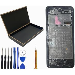LCD Screen Display Touch Digitizer Assembly with Frame Replacement for TCL 40XL 40 XL T608M 6.75"