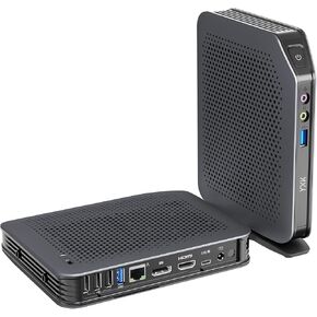 Yxk S15 UItra Mini PC، الجيل الثاني عشر Alder Lake- N100 (حتى 3.4 جيجا هرتز)، ذاكرة وصول عشوائي DDR4 سعة 16 جيجا بايت وسعة 512 جيجا بايت M.2 SSD، كمبيوتر مكتبي يدعم شاشة عرض مزدوجة 4K/USB3.2/WiFi 6/BT5.2/2.5g أو Gigabit إيثرنت للمنزل/المكتب