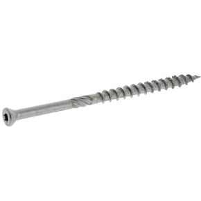 48642 Trim Screws, #8 x 3", Premium Outdoor Trim Screws, Rust Resistant, Stainless Steel, 1lb Box, 103 pcs