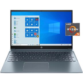 HP Laptop | Pavilion | 15.6" 1920 x 1080 IPS | AMD-6 Core AMD Ryzen 5 4500U | AMD Radeon Graphics | 64GB DDR4 | 2TB SSD | Windows 11 Home | Wi-Fi 6 - Bluetooth 5-720p HD Camera - Horizon Blue