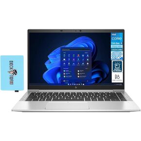 HP EliteBook 840 G8 Business Laptop 14.0" FHD IPS (Intel i5-1145G7 4-Core, 32GB RAM, 1TB PCIe SSD, Intel Iris Xe, Backlit KYB, FP Reader, Thunderbolt 4, WiFi 6, BT 5.2, Win 11 Pro) Bundle with DKZ
