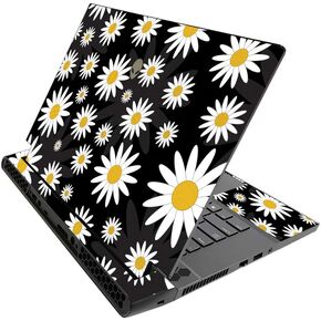 MightySkins Skin for Alienware M15 R3 (2020) & M15 R4 (2021) - Daisies | Protective Viny wrap | Easy to Apply and Change Style | Made in The USA