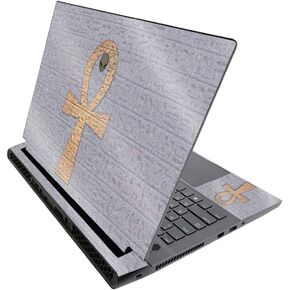MightySkins Glossy Glitter Skin for Alienware M17 R3 (2020) & M17 R4 (2021) - Ankh | Durable High-Gloss Glitter Finish | Easy to Apply and Change Style | Made in The USA
