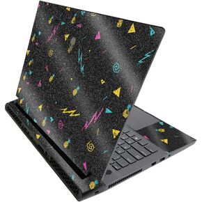 MightySkins Glossy Glitter Skin for Alienware M17 R3 (2020) & M17 R4 (2021) - Magic Pineapple | Durable High-Gloss Glitter Finish | Easy to Apply and Change Style | Made in The USA