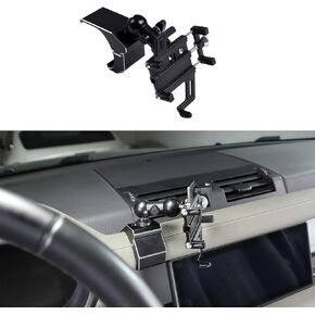 PIUGILH Car Phone Holder Compatible with Land Rover Defender 90 110 130 2020-2023 Accessories, Center Console Dash Board Phone Mount Holder(Model B)