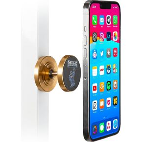 Phone Mount, Black, Magnetic, Adjustable, 360 Swivel, Compatible with iPhone