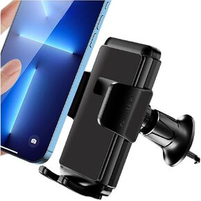 Phone Mount for Car, Cell Phone Holder for Auto Vent, Hands Free Phone Stand for Air Conditioner Outlet, Compatible with All Smartphones, Universal Automotive Accessories