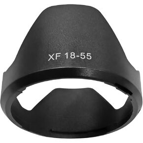 Lens Hood for Fuji Fujifilm Fujinon XF 18-55mm F2.8-4 R LM OIS,XF 14mm F2.8 R Lens,HUIPUXIANG Compatible with 58mm Lens Hood